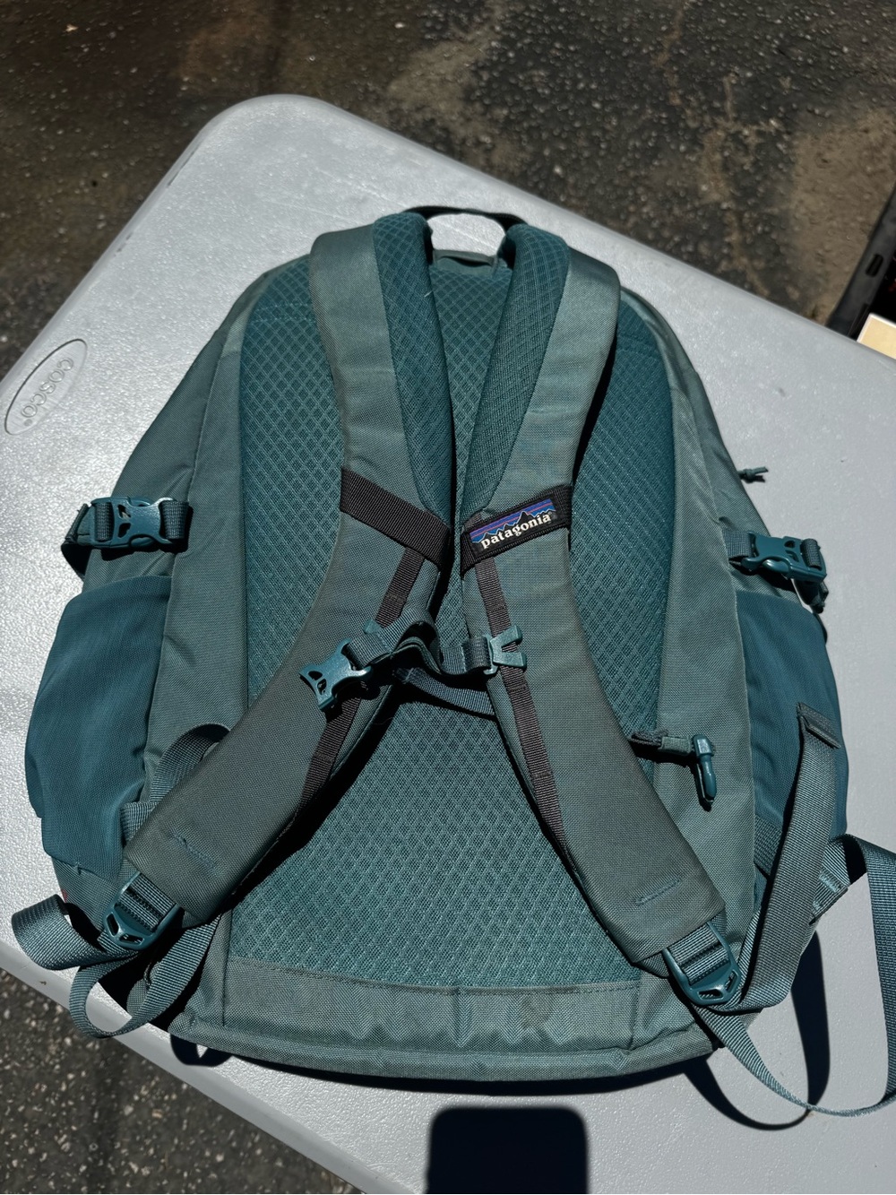 Patagonia Daypack Backpack | Green | Lightweight Hiking, Travel & Everyday Bag - Picture 3 of 7